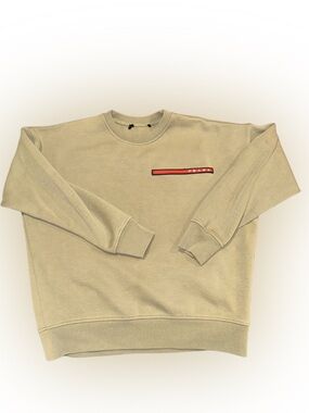 Prada Linea Rossa "Space Cotton" Sweatshirt - Rare Sage Green